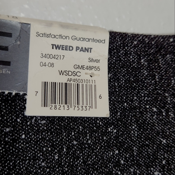 Classic Fit Tweed Pant by George NWT - Picture 5 of 6